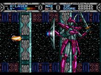 une photo d'Ã©cran de Gaiares sur Sega Megadrive